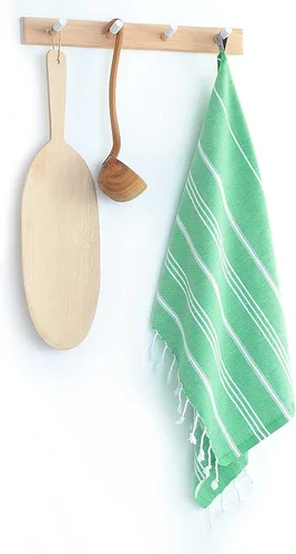 Vista 78 de Cacala Toallas de cocina 100% algodón turco, altamente absorbentes, suaves, de secado rápido, con lazo para colgar, para gimnasio, yoga, baño