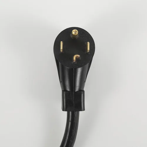 Vista 7 de Cable de extensión NEMA 14-30P macho a hembra 14-30R, resistente con mango de agarre de 30 amperios, 4 clavijas, 125/250 V, apto para carga de RV
