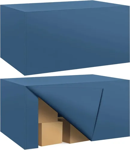 Vista 9 de Paquete de 2 manteles ajustados para mesa rectangular de 4 pies, 48 x 24 pulgadas, cubiertas de mesa verde manzana, tela de poliéster resistente al