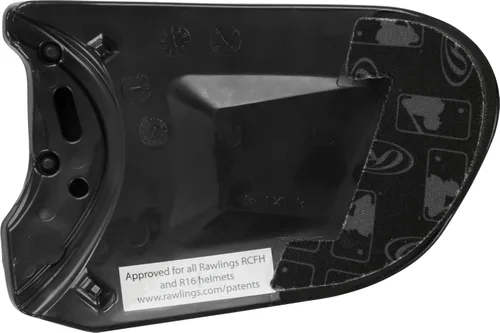 Vista 2 de Rawlings Protector facial para casco de bateo R-EXT COOLFLO Se adapta a todos los modelos de casco COOLFLO (RCFH) Batter diestro Negro