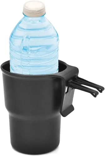 Vista 8 de MiOYOOW Gancho para portavasos de automóvil, resistente al desgaste, soporte de bebida automático de 3.54 pulgadas de calibre para ventana, puerta