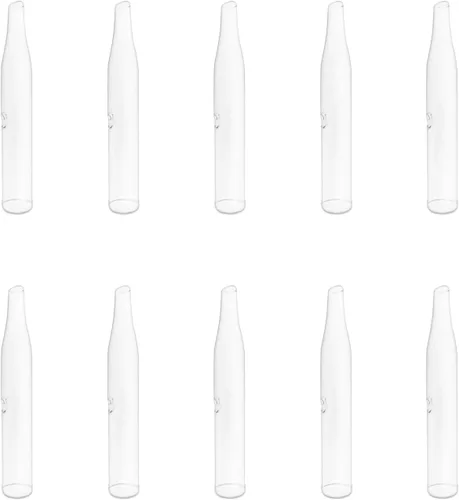 Elitzia Cuatro tipos de tubos de vidrio absorbente de espinillas para acné Accesorios de máquina de belleza de electroterapia de uso múltiple 10/Set