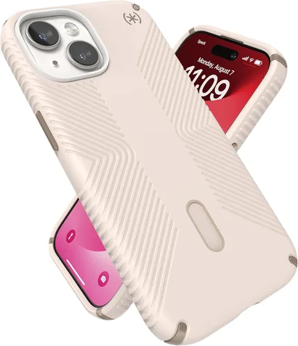 Vista 11 de Speck Funda MagSafe para iPhone 15, protección contra caídas y cámara, ClickLock antideslizante, compatible con carga inalámbrica, se adapta a todos