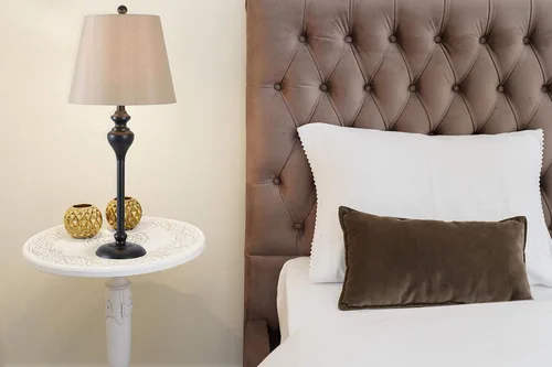 Vista 3 de Kenroy Home Charlotte - Paquete de 3 lámparas de mesa, 1 lámpara de pie con acabado de bronce aceitado, estilo clásico, 30.5 pulgadas de alto, 13