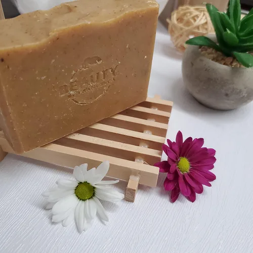 Vista 5 de Handmade Turmeric Soap Bar 100% Natural and Organic Ingredients For Men and Women - For Dry and Sensitive Skin,4oz