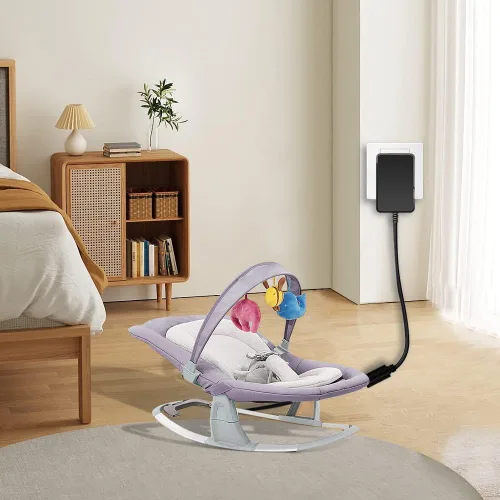 Vista 5 de Cable de alimentación de repuesto para columpio de bebé de 5 V, compatible con Graco Swing, Simple Swing, Glider LX, Glider Elite, Glider Petite LX
