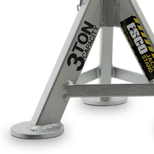Vista 6 de ESCO Kit de soporte para gato 10498K 10498-K, 3 toneladas por soporte, contiene poste de cojín de goma superior plano y poste superior de eje