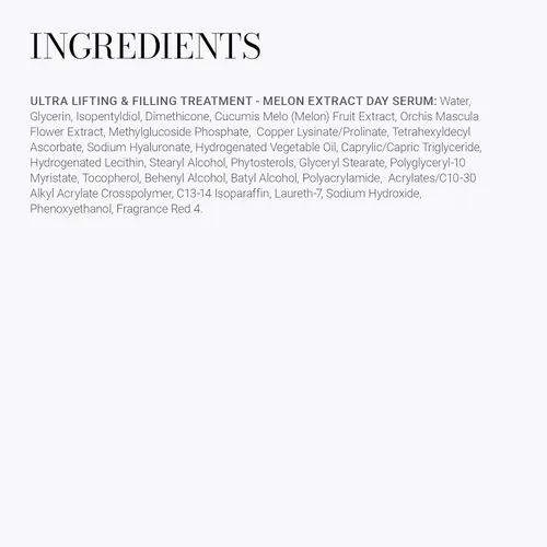 Vista 6 de Meaningful Belleza ultra levantamiento y relleno, tratamiento serum de día con orquídea y extracto de melón