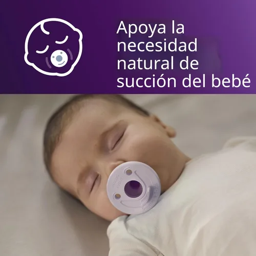 Vista 3 de Philips Avent Soothie Chupetes ortodónticos para bebés, 100% de silicona, de una pieza, sin BPA, para bebés de 0 a 3 meses, verde, paquete de 4