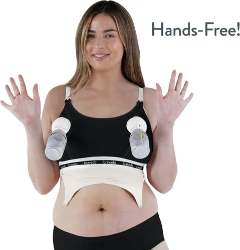 Vista 2 de BRAVADO! DESIGNS Sujetador de bombeo manos libres Clip y bomba Accesorio de bombeo S-XL