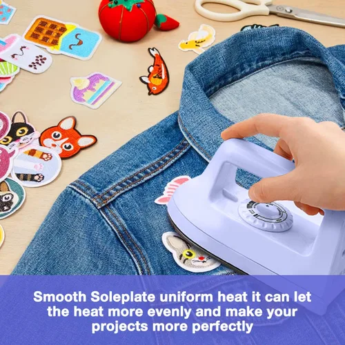 Vista 4 de Mini plancha para manualidades acolchado plancha de viaje plancha para el hogar suministros de planchado mini plancha eléctrica mini máquina