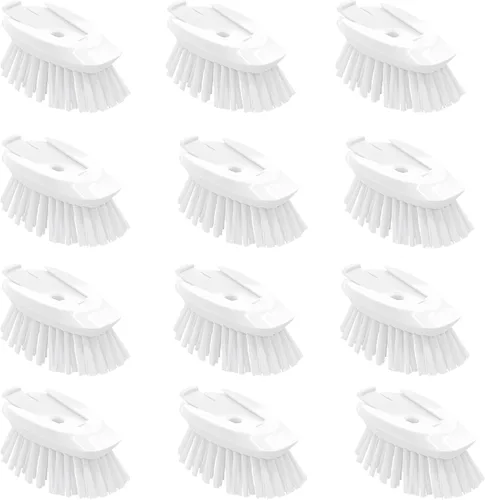 Vista 8 de Recarga de cepillo de platos, paquete de 4 cabezas de repuesto para cepillo de platos OXO, recarga de dispensador de cepillo se ajusta al mango