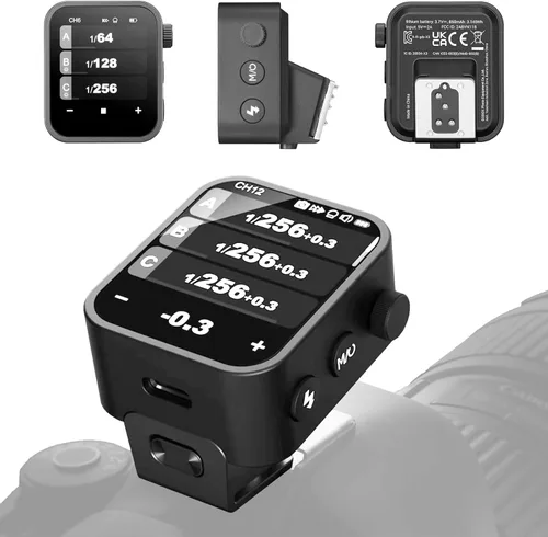 Godox X3L X3-L TTL - Disparador de flash para Leica, Transmisor de flash inalámbrico Leica 2.4G, Configuración de pantalla táctil, Soporte TTL