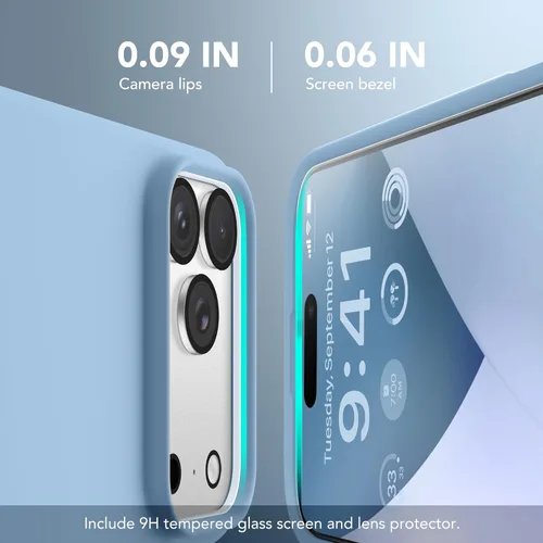 Vista 449 de GONEZ Funda magnética para iPhone 14, compatible con Magsafe, con protector de pantalla + protector de cámara, forro de microfibra antiarañazos