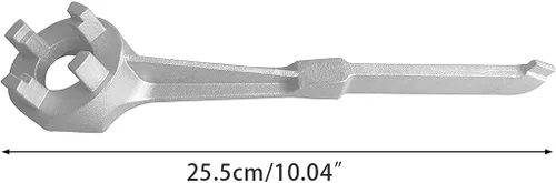 Vista 7 de Llave de apertura rápida y conveniente para abrir la tapa del tambor de aceite se adapta a barriles de combustible de agua, tambores abridor