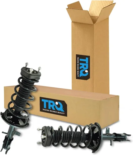 Vista 144 de TRQ - Conjunto de puntal delantero y resorte helicoidal (lados del conductor y del pasajero), para auto