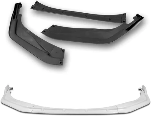 Vista 4 de Q1-TECH, borde de parachoques delantero compatible con el modelo Toyota Corolla XSE/SE 2020-2025, alerón de parachoques delantero, kit divisor