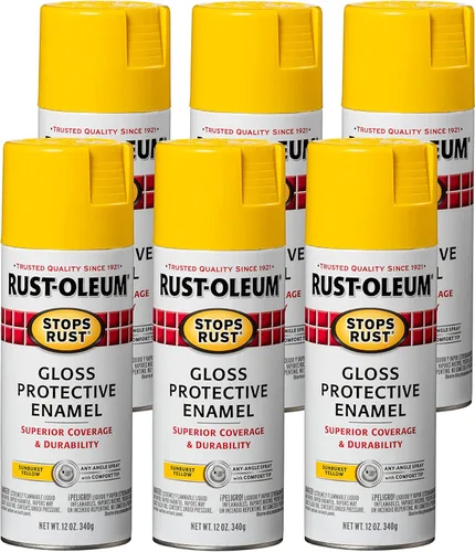 Vista 52 de Rust-Oleum 7776830 - Pintura en aerosol para prevención del óxido, 12 onzas, negro plano