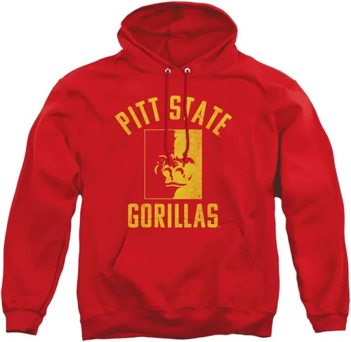 Vista 119 de LOGOVISION Colección oficial de sudaderas con capucha para adultos con logotipo desgastado grande universitario