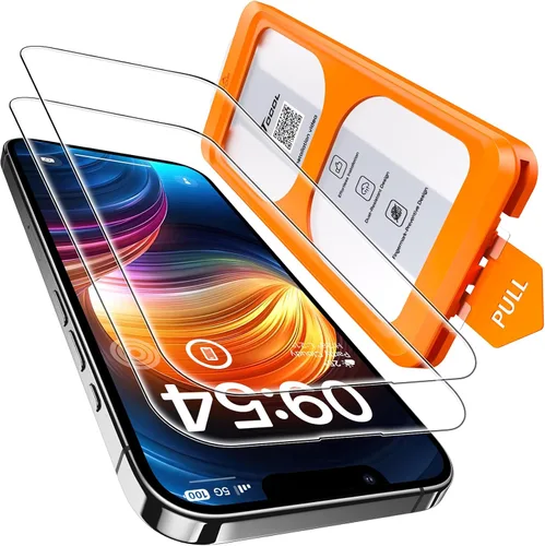 Vista 111 de TOCOL Protector de pantalla de privacidad para 15 Pro Max, 6.7 pulgadas, dureza 9H, grado militar, inastillable, vidrio templado HD, cobertura