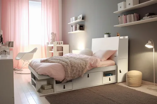 Vista 34 de Memomad Bali Set Slim: Plataforma de almacenamiento con cajones + Cabecera de panel plano (tamaño matrimonial, madera marrón caramelo)