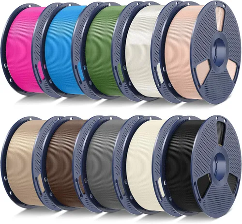 Vista 22 de SUNLU PLA filamento para impresora 3D, 1,75 PLA, precisión dimensional +/- 0.001 in, bobina de 2.2 lb 0.069 in