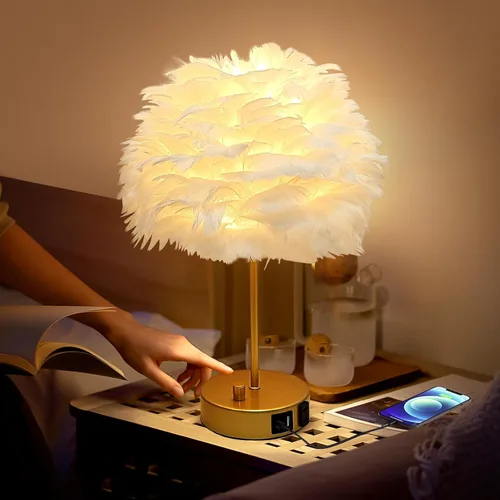 Vista 10 de ZYLEISENBAO Lámpara de Flor de Rosa Rosa Romántica Lámpara de Mesita de Noche Princesa Lámpara de Mesa de Flor para Mesita de Noche Luz
