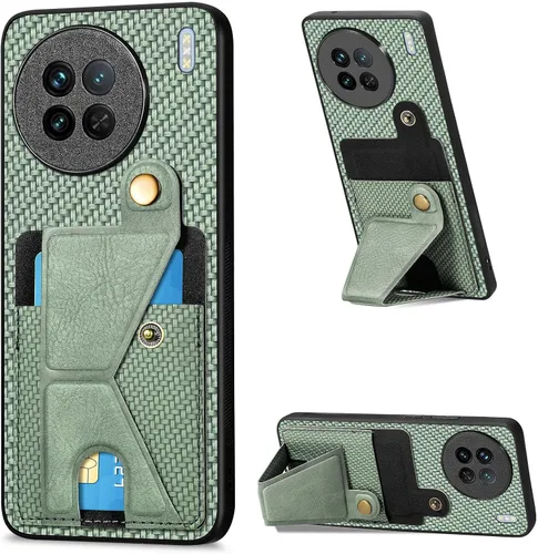 Vista 243 de Funda para Oppo K10x / OnePlus Nord CE 2 Lite 5G Funda para Realme 9 5G / 9 Pro / Q5 / V25 Funda de piel sintética con ranuras para tarjetas
