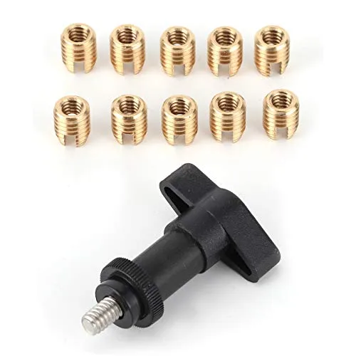 Kit de reparación de carenado W Kit de reparación de carenado de motocicleta, tornillos de latón con mango en T, herramienta de instalación para