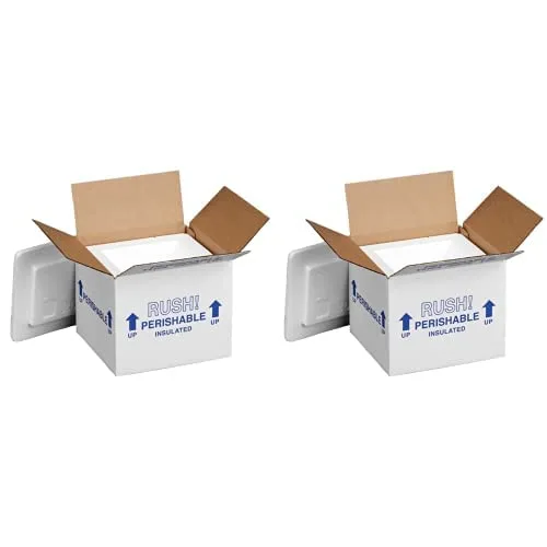 Polar Tech 205C Thermo Chill - Cartón aislado con cargador de espuma, pequeño, 6 pulgadas de largo x 5 pulgadas de ancho x 6-1/2 pulgadas de