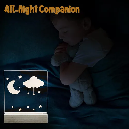 Vista 6 de Luz nocturna de arco iris, decoración personalizada para dormitorio de niñas, regalo para ella, cuarto de bebé, habitación bohemia, decoración