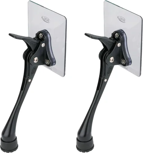 Vista 13 de Soporte adhesivo One-Touch para tope de puerta (negro, 1 x 1 unidad)