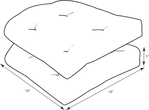 Vista 7 de Pillow Perfect Cojín para exteriores e interiores, diseño damasco marino