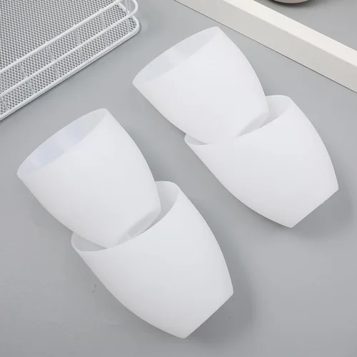 Vista 5 de Vaguelly 5 pantallas de repuesto blancas esmeriladas para lámpara de pie, pantalla de herradura, pantalla de lámpara de pie de múltiples cabezales