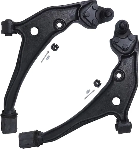 Vista 666 de Detroit Axle - Par de brazos de control inferiores delanteros para 2011-2015 Grand Cherokee Dodge Durango 2 brazos de control inferiores 2012 2013