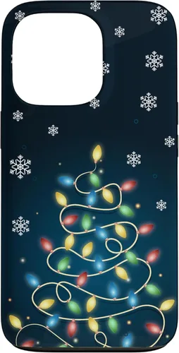 Vista 10 de Christmas Lights ICY Crystals Theme Snowflake Case for iPhone 17