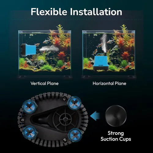Vista 6 de Hexago Bomba de agua sumergible de 400 GPH - Bomba de sumidero de 40 W con elevación de 8 pies de altura para estanques al aire libre, hidroponía