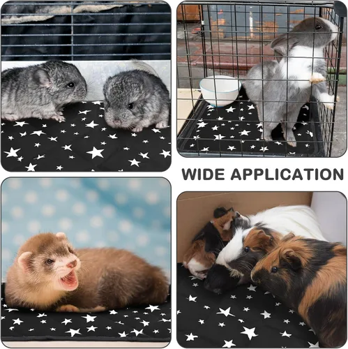 Vista 5 de Cama autocalentable para gatos, tapete autocalentable para perros, patrón de estrella, tapete térmico cálido para mascotas que refleja el calor