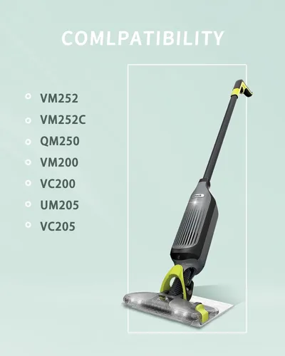 Vista 3 de Repuesto para cargador Shark Vacmop - Conector dual versátil de 13.3 V compatible con Shark VM252 VM251 VM252C QM250 VM200 (antiguo) VM200C VC200