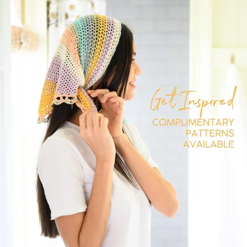 Vista 4 de Lion Brand Yarn Hilo Mandala String, Hilo Fingering para Tejer y Crochet, Acoustic, 1 Paquete