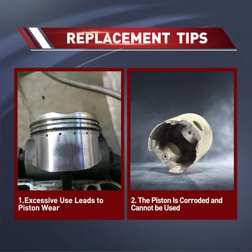 Vista 7 de WOOSTAR Kit de anillo de pistón de 2.063 in de repuesto para 4 tiempos 110cc chino Taotao Coolster Engine ATV Go Kart Dirt Bike