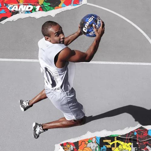 Vista 3 de AND1 Enigma Basketball - Streetball for Indoor and Outdoor Use, Deep Channel Construction and Durability