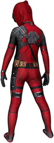 Vista 4 de ugoccam Traje de superhéroe para niños estilo 3D disfraz de Halloween y cosplay