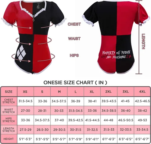 Vista 4 de Littleforbig PrettyInCuffs - Mameluco de algodón para pijama, mameluco de amor loco