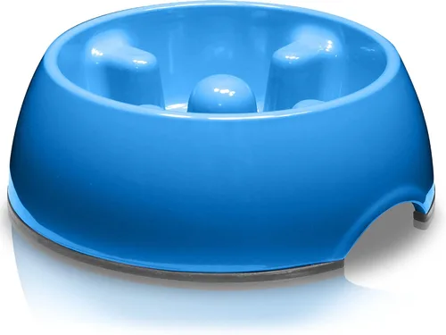 Vista 7 de Dogit Go lenta anti-gulping tazón para perro, S, Negro