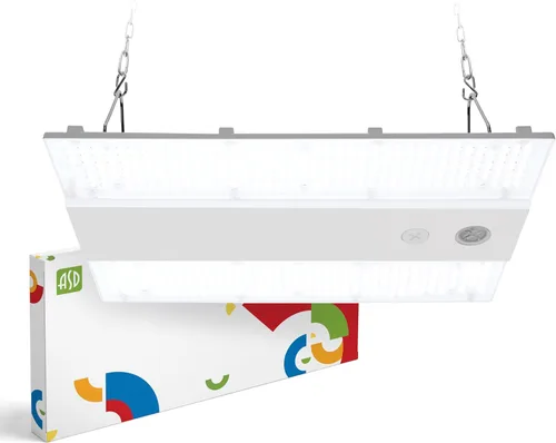 Vista 14 de ASD Lámpara LED lineal de alta bahía, iluminación de tienda comercial 3CCT, regulable, potencia ajustable, DLC Premium, certificación UL 100W