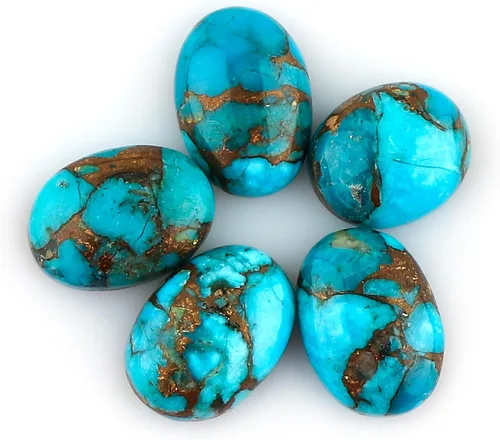 Vista 25 de 5pcs, Bulk Natural Gemstone Cabochon, Polished Flatback Stone, Wholesale Loose Cabs Supply, DIY Jewelry Making, Chakra Healing Crystal, Birthstone