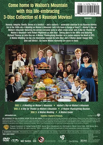 Vista 2 de The Waltons Movie Collection (A Wedding on Walton's Mountain Mother's Day A Day for Thanks A Walton Thanksgiving Reunion Wedding Easter)