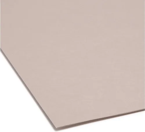 Vista 4 de SMD12334 SMEAD 12334 - Carpetas de archivos de color gris con pestaña reforzada