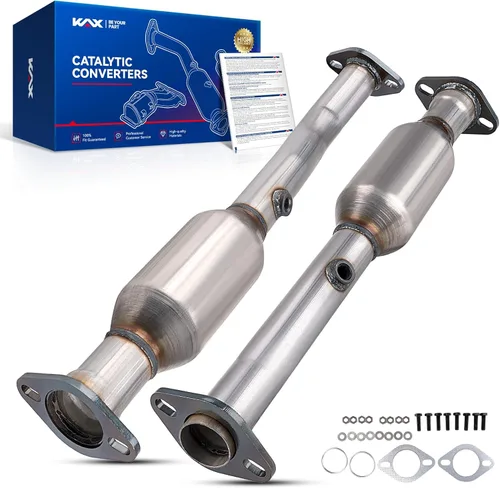 Vista 9 de KAX Convertidor catalítico de repuesto automotriz apto para entrada y salida universal de 2.25 pulgadas, reemplazo 53005 (compatible con EPA)